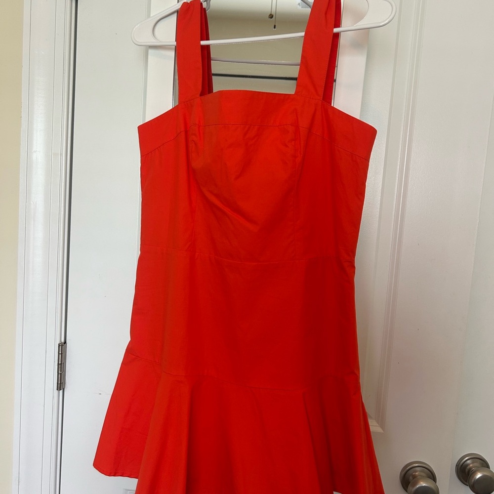 Vibrant Red Sleeveless Dress